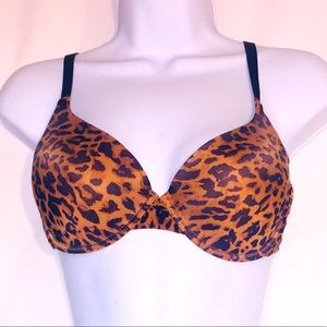 LEOPARD PRINT BRA SIZE 36C